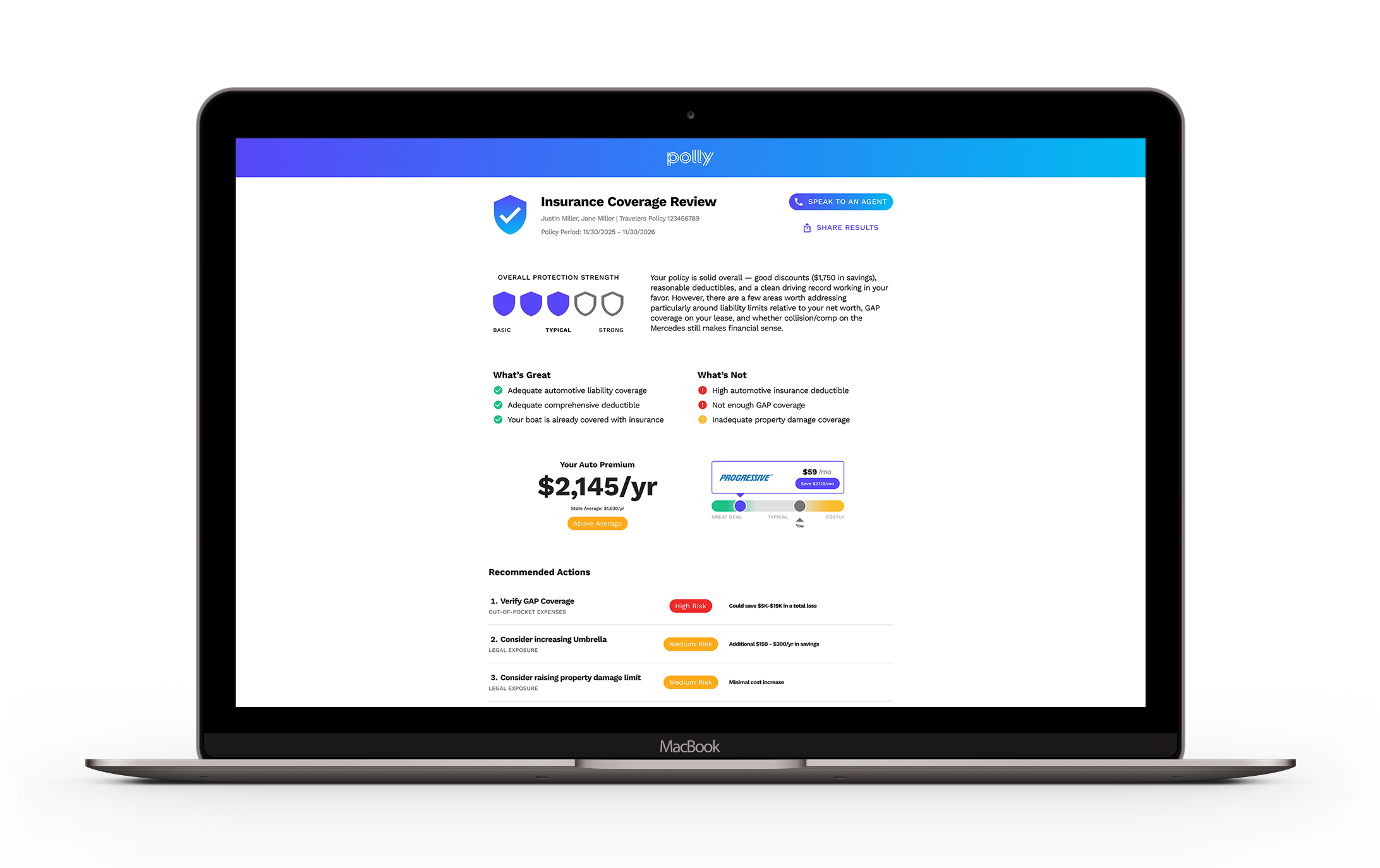 Coverage Advisor insurance review preview